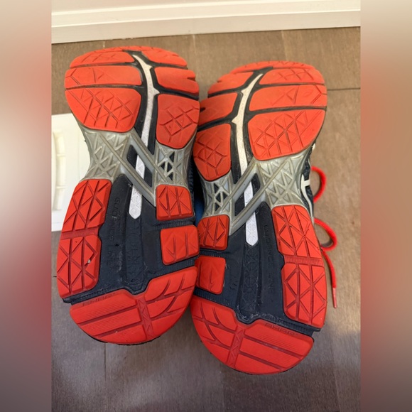 ASICS Gel Kayano 22 Lite Show in Carbon Cherry Tomato Running Shoes- size 10 - Picture 7 of 7